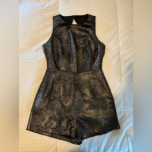 JACK gold & black romper